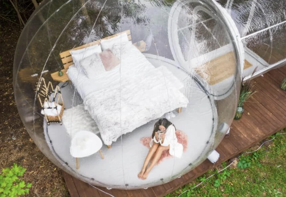 inflatable transparent bubble tent